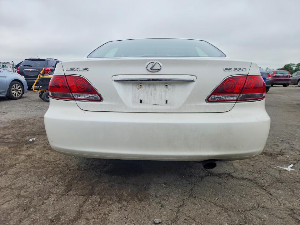 2005 Lexus Es 330 VIN JTHBA30GX55120109 COPART salvage auction — MECHANICAL, Pa - Cert Of Title, sold $400 on 2026-07-31 (photo 6)