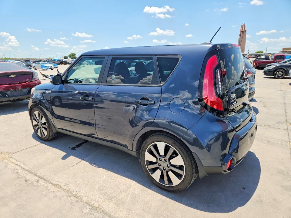 2016 Kia Soul VIN KNDJX3A5XG7376055 COPART salvage auction — NORMAL WEAR, Tx - Certificate Of Title, sold $2,300 on 2026-07-13 (photo 2)