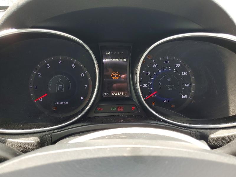 2016 Hyundai Santa fe VIN KM8SR4HF8GU132503 COPART salvage auction — SIDE, TX - CERTIFICATE OF TITLE, sold $1,950 on 2026-07-16 (photo 9)