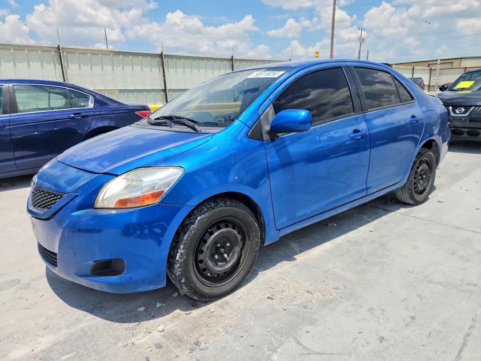 2010 Toyota Yaris VIN JTDBT4K38A1397225 COPART salvage auction — FRONT END, TX - SALVAGE VEHICLE TITLE, sold $175 on 2026-07-21 (photo 1)