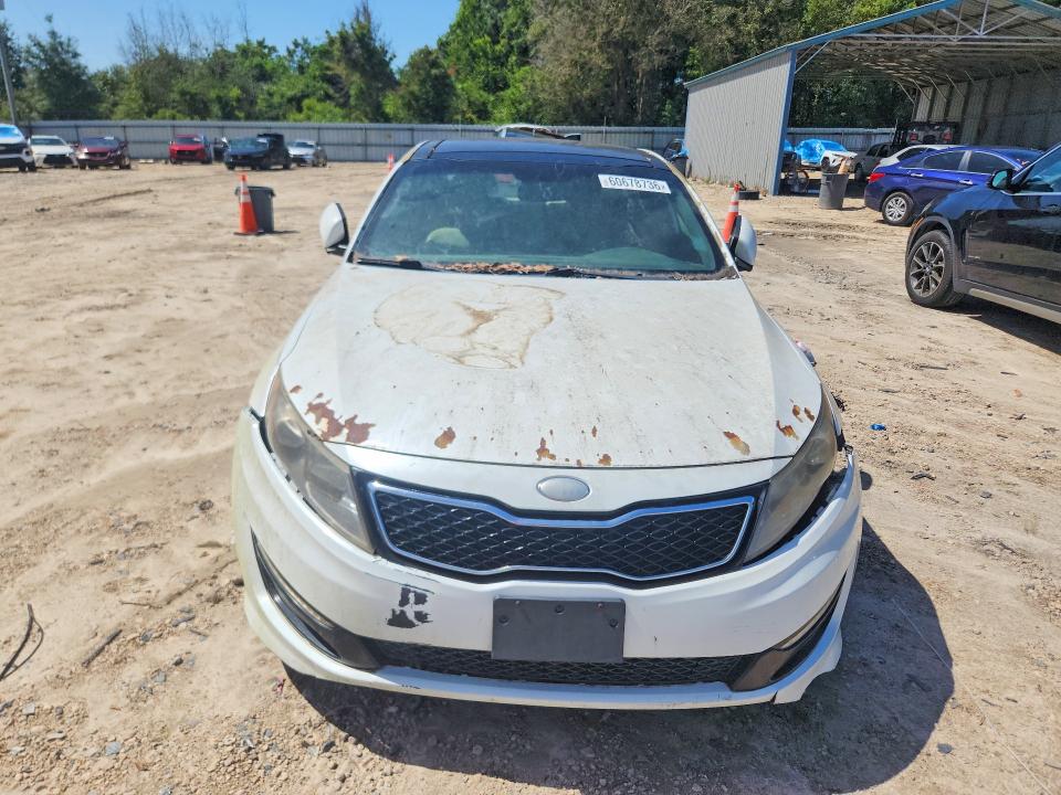 2013 Kia Optima VIN 5XXGR4A69DG176340 COPART salvage auction — FRONT END, FL - CERTIFICATE OF TITLE, sold $350 on 2026-07-24 (photo 5)