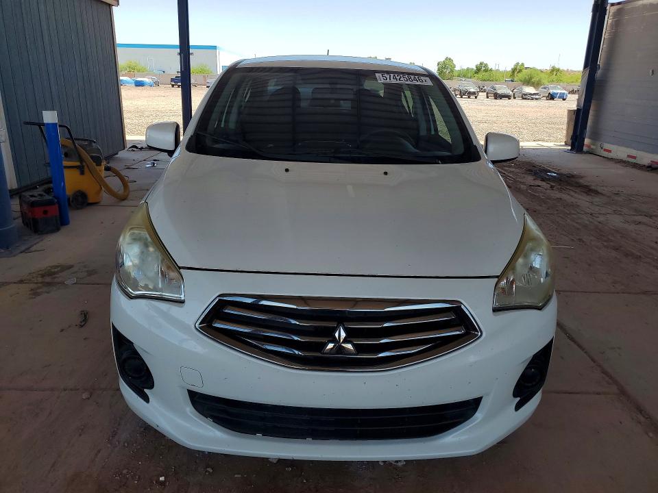 2018 Mitsubishi Mirage VIN ML32F3FJ8JHF06368 COPART salvage auction — REAR END, Az - Cert Of Title - Salvage, sold $1,800 on 2026-07-14 (photo 5)