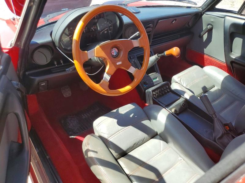 1987 Alfa romeo Spider VIN ZARBA5566H1053040 COPART salvage auction — MECHANICAL, CA - DIS/DLR/EXP ONLY CLEAN TITLE, sold $4,000 on 2026-07-09 (photo 8)