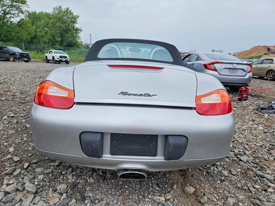 2000 Porsche Boxster VIN WP0CA2981YU625462 COPART salvage auction — FRONT END, Ny - Mv-907A Salvage Certificate, sold $1,000 on 2026-08-03 (photo 6)