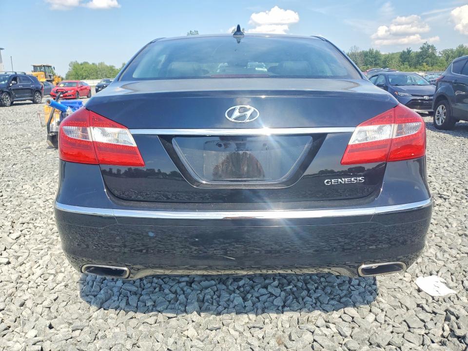 2012 Hyundai Genesis VIN KMHGC4DD8CU196420 COPART salvage auction — HAIL, Oh - Cert Of Title-Salvage, sold $900 on 2026-07-20 (photo 6)