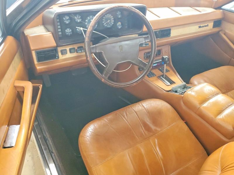 1984 Maserati Quattroporte VIN ZAMBC110XEA305054 COPART salvage auction — MINOR DENT/SCRATCHES, Pa - Cert Of Title (P), sold $3,150 on 2026-07-29 (photo 8)