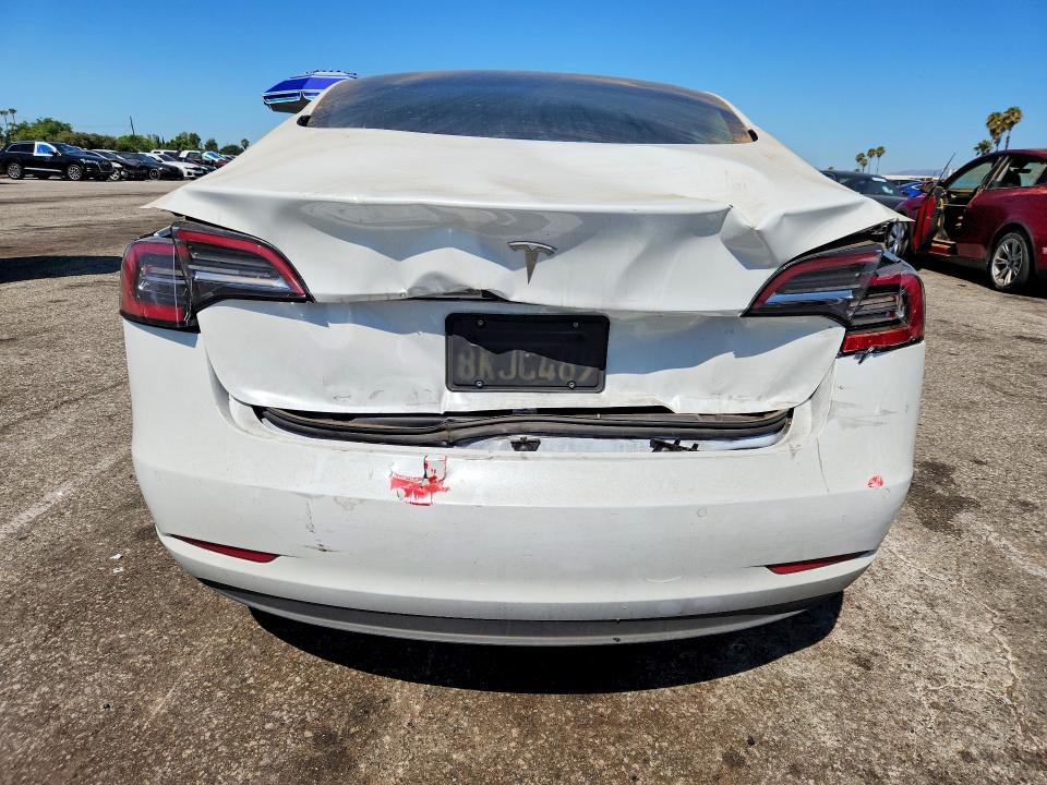 2019 Tesla Model 3 VIN 5YJ3E1EA4KF401402 COPART salvage auction — REAR END, Salvage Title, sold $6,200 on 2026-07-31 (photo 6)