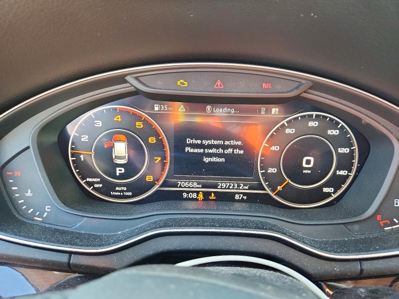 2018 Audi Q5 VIN WA1BNAFYXJ2148394 COPART salvage auction — FRONT END, Il - Salvage Certificate, sold $4,350 on 2026-07-30 (photo 9)