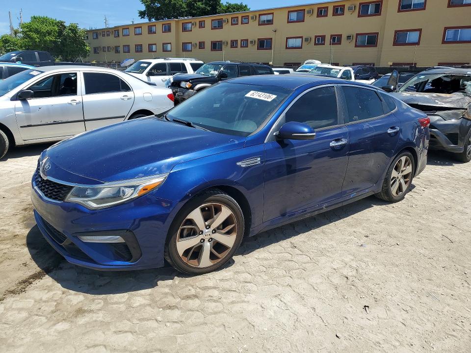 2019 Kia Optima VIN 5XXGT4L39KG319790 COPART salvage auction — MECHANICAL, Fl - Certificate Of Title (P), sold $625 on 2026-07-31 (photo 1)