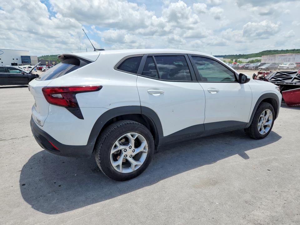 2024 Chevrolet Trax VIN KL77LFE28RC070342 COPART salvage auction — HAIL, Ok - Cert Of Title-Salvage, sold $5,200 on 2026-07-15 (photo 3)