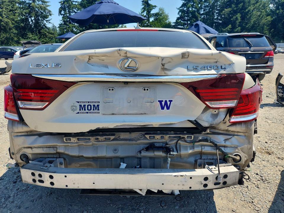 2013 Lexus Ls VIN JTHDL5EF1D5005072 COPART salvage auction — REAR END, Wa - Bill Of Sale, sold $5,400 on 2026-07-31 (photo 6)