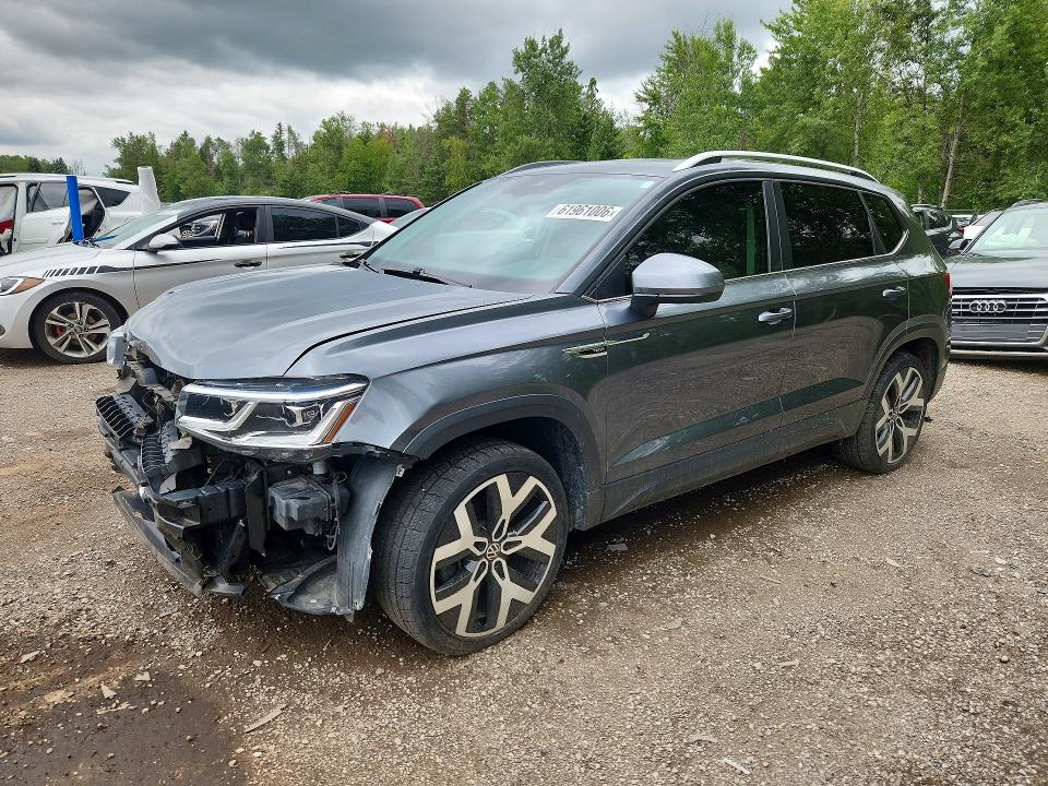 2022 Volkswagen Taos VIN 3VV2X7B29NM039462 COPART salvage auction — FRONT END, On - Permit Salvage, sold $7,400 on 2026-08-18 (photo 1)