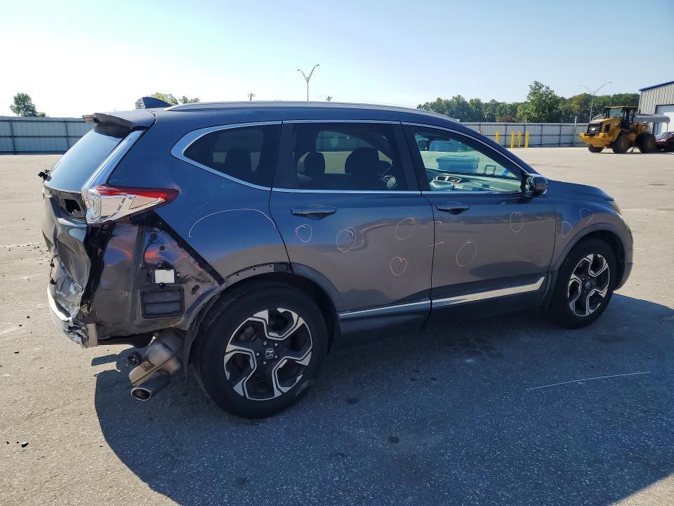 2019 Honda Cr-v VIN 7FARW1H92KE005272 COPART salvage auction — REAR END, Nc - Salvage Certificate Of Title, sold $6,700 on 2026-07-28 (photo 3)