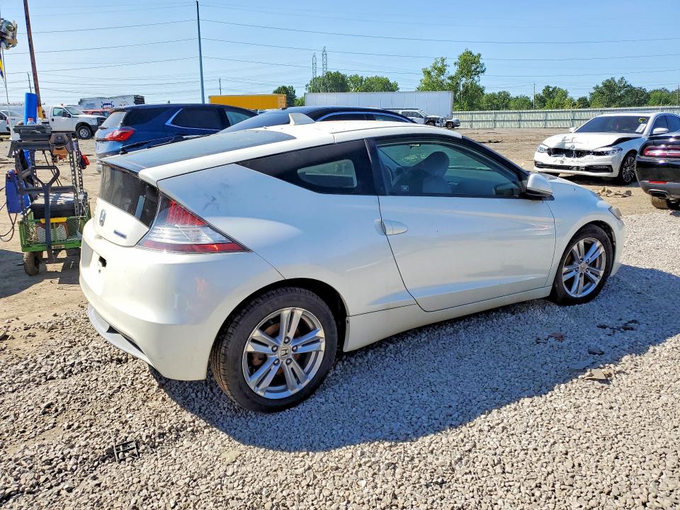 2012 Honda Cr-z VIN JHMZF1D69CS003481 COPART salvage auction — REAR END, Mi - Cert Of Title-Salvage Vehicle, sold $300 on 2026-07-31 (photo 3)