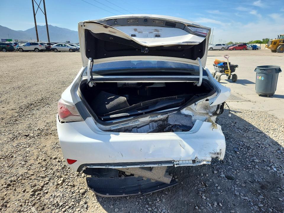 2014 Hyundai Sonata VIN KMHEC4A44EA115171 COPART salvage auction — REAR END, UT - FLOOD/SALVAGE CERT. OF TITLE (P), sold $350 on 2026-07-13 (photo 6)