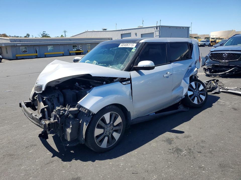 2014 Kia Soul VIN KNDJX3A58E7733780 COPART salvage auction — REAR END, CA - SALVAGE CERTIFICATE, sold $500 on 2026-07-27 (photo 1)