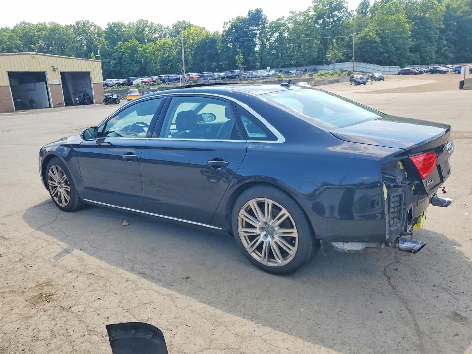 2014 Audi A8 VIN WAURGAFD1EN006805 COPART salvage auction — REAR END, Ny - Mv-907A Salvage Certificate, sold $1,050 on 2026-07-09 (photo 2)