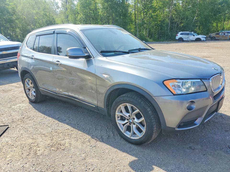 2013 BMW X3 VIN 5UXWX9C59D0A22975 COPART salvage auction — REJECTED REPAIR, On - Permit No Brand - Unfit, sold $275 on 2026-07-30 (photo 4)