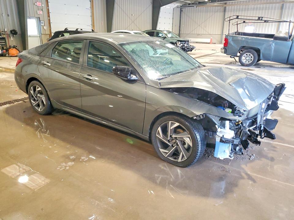 2025 Hyundai Elantra VIN KMHLM4DG5SU053185 COPART salvage auction — FRONT END, PA - CERTIFICATE OF SALVAGE, sold $2,600 on 2026-07-29 (photo 4)
