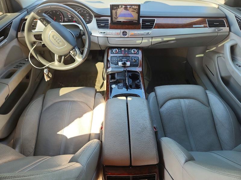 2013 Audi A8 VIN WAUAGAFD7DN030439 COPART salvage auction — FRONT END, LA - CERT OF TITLE-SALVAGE (P), sold $1,250 on 2026-07-27 (photo 8)