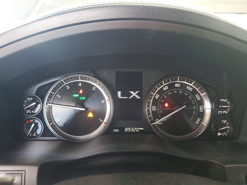 2017 Lexus Lx VIN JTJHY7AX2H4230947 COPART salvage auction — FRONT END, GA - CERT OF TITLE-SALVAGE, sold $40,500 on 2026-08-27 (photo 9)