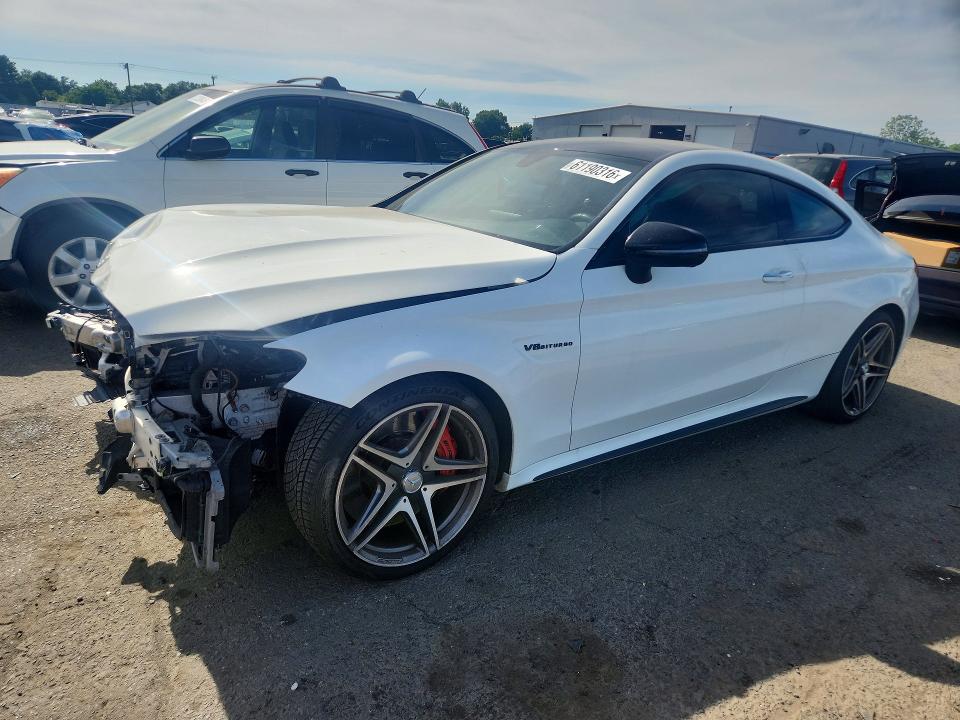 2017 Mercedes-benz C-klasse amg VIN WDDWJ8HB1HF510870 — COPART salvage auction photo