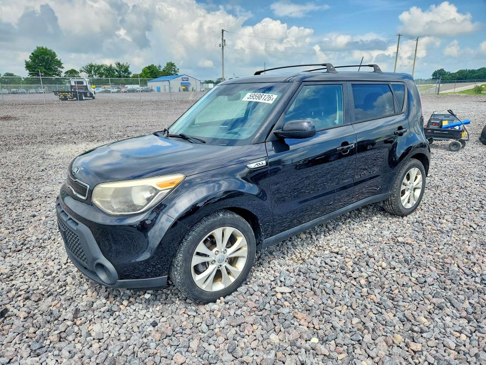 2015 Kia VIN KNDJP3A50F7204051 COPART salvage auction — REAR END, Salvage Title, sold $375 on 2026-07-16 (photo 1)