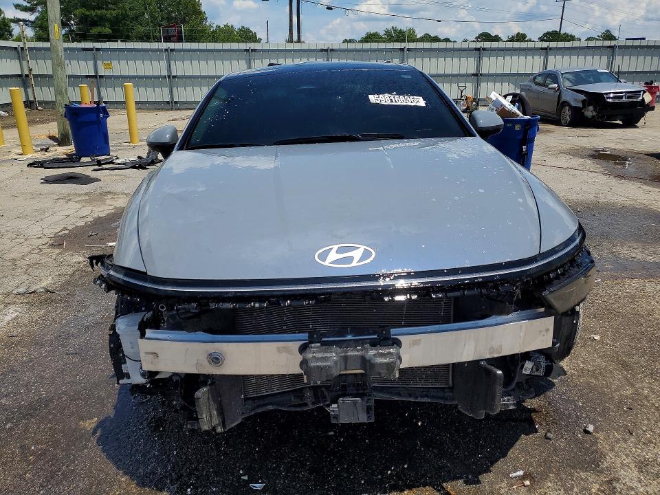 2025 Hyundai Sonata VIN KMHL14JA5SA480683 COPART salvage auction — FRONT END, Al - Certificate Of Title, sold $80 on 2026-07-30 (photo 5)