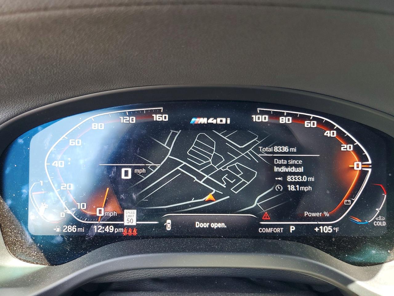 2025 BMW X4 VIN 5UX43DT08S9134571 COPART salvage auction — Front End, NJ - CERT OF TITLE-SALVAGE, sold $42,750 on 2026-08-14 (photo 9)