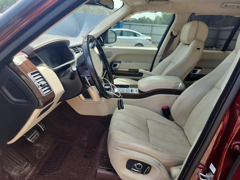 2016 Land rover RANGE ROVER VIN SALGV2EF2GA271454 COPART salvage auction — REAR END, FL - CERT OF TITLE SLVG REBUILDABLE, sold $6,500 on 2026-08-19 (photo 7)