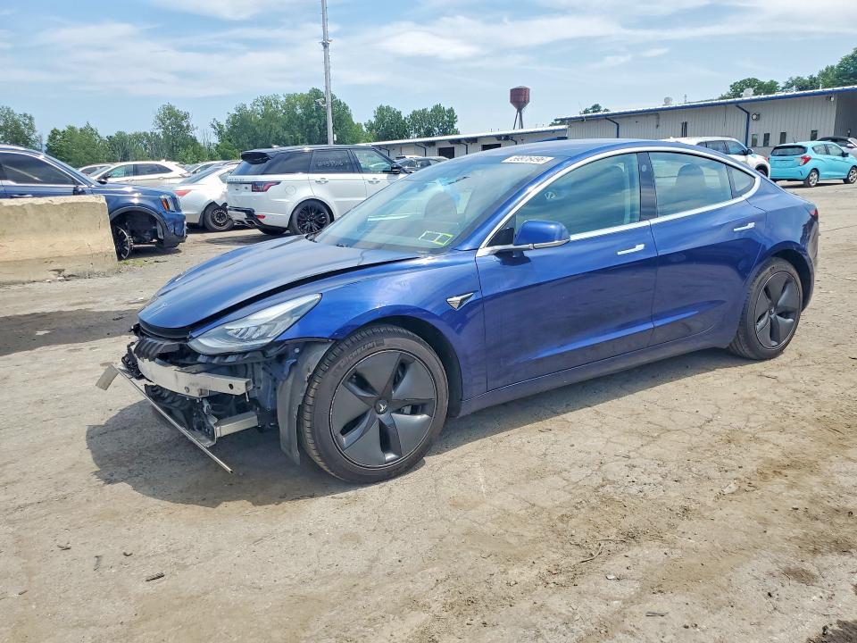 2018 Tesla Model 3 VIN 5YJ3E1EB8JF130397 COPART salvage auction — FRONT END, Ny - Mv-907A Salvage Certificate, sold $7,400 on 2026-07-16 (photo 1)