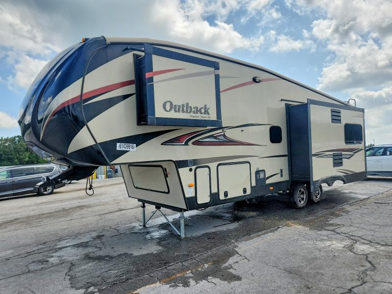 2014 Keystone Outback VIN 4YDF28626EB453415 COPART salvage auction — HAIL, MO - SALVAGE CERTIFICATE OF TITLE, sold $5,300 on 2026-09-09 (photo 2)