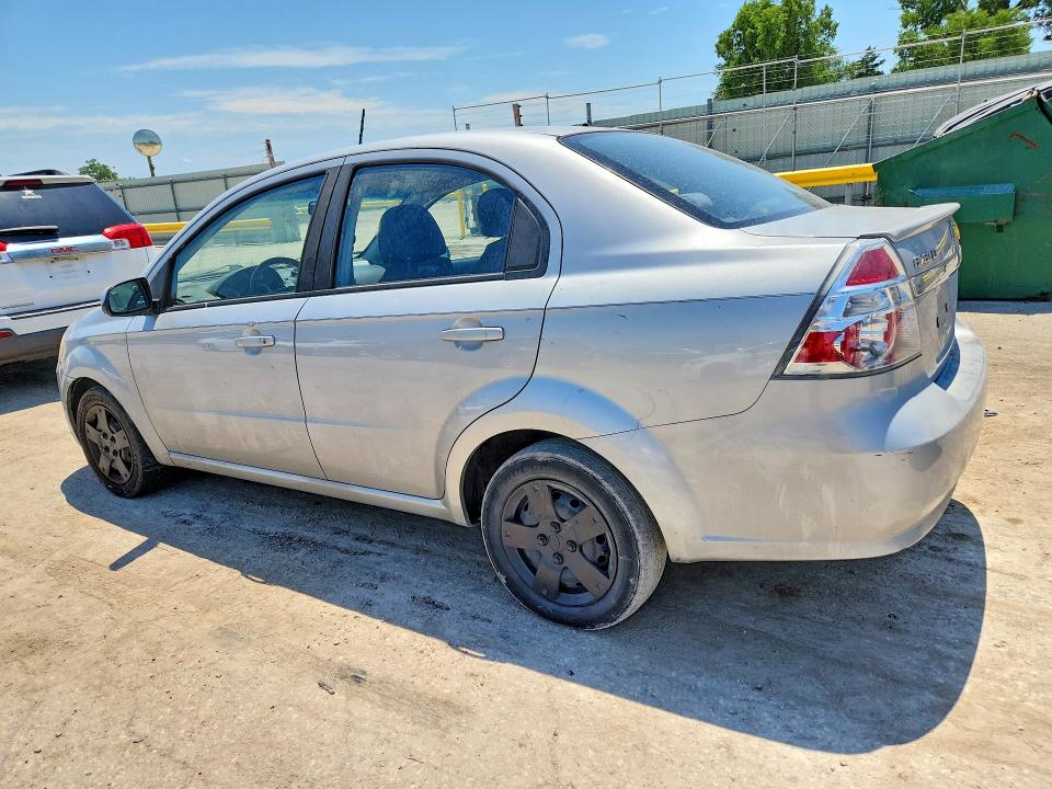 2010 Chevrolet Aveo VIN KL1TD5DE1AB073735 COPART salvage auction — HAIL, KS - CERT OF TITLE-REBUILT SALVAGE, sold $350 on 2026-07-22 (photo 2)