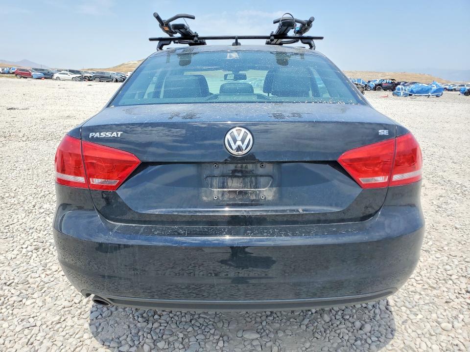 2013 Volkswagen Passat VIN 1VWBP7A39DC111668 COPART salvage auction — FRONT END, Salvage Title, sold $375 on 2026-08-21 (photo 6)