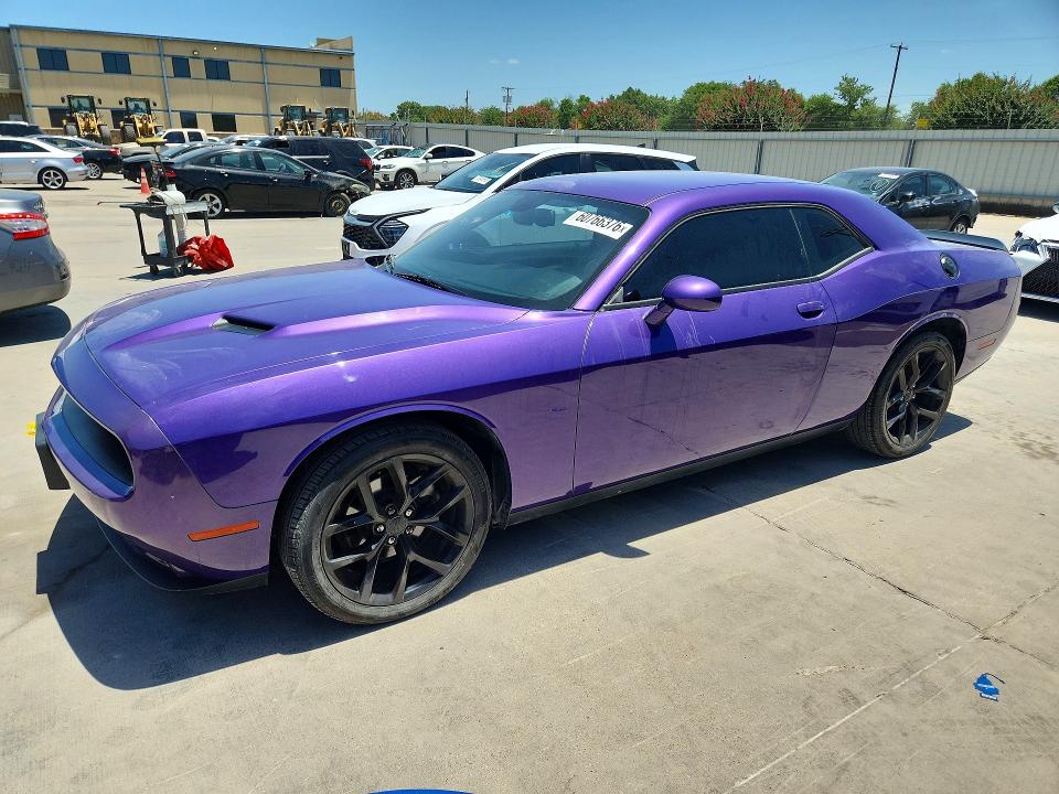 2023 Dodge Challenger VIN 2C3CDZAG0PH652774 COPART salvage auction — REAR END, Tx - Salvage Vehicle Title, sold $15,900 on 2026-08-13 (photo 1)