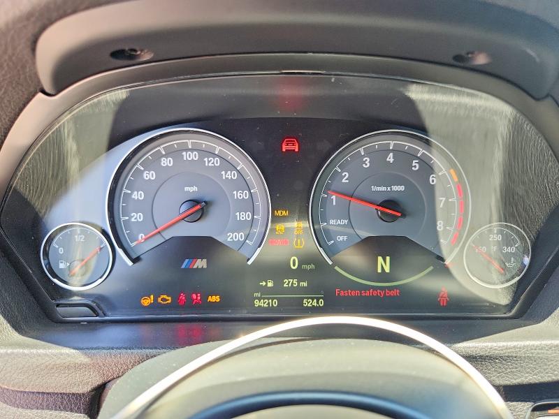 2015 BMW M4 VIN WBS3R9C56FK330908 COPART salvage auction — FRONT END, Ca - Salvage Certificate, sold $11,800 on 2026-07-28 (photo 9)