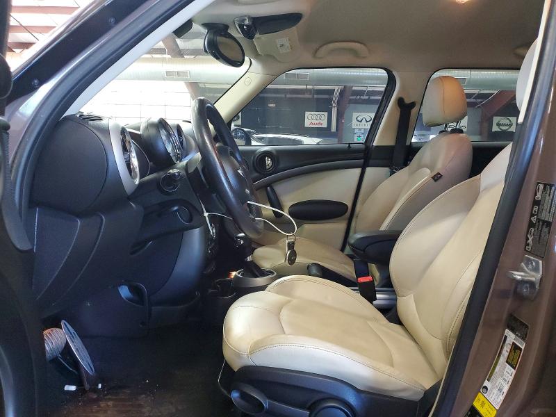 2012 Mini Cooper VIN WMWZC5C53CWL62454 COPART salvage auction — MINOR DENT/SCRATCHES, Nm - Certificate Of Title (P), sold $3,300 on 2026-07-16 (photo 7)
