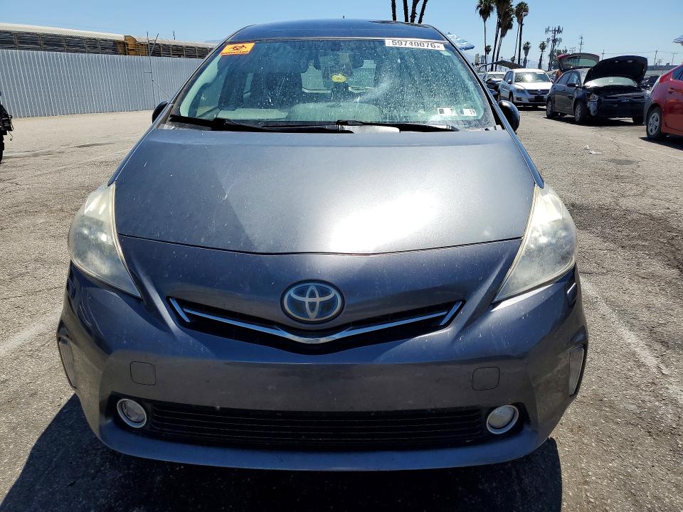 2012 Toyota Prius VIN JTDZN3EU7C3110116 COPART salvage auction — MECHANICAL, Ca - Dis/Dlr/Exp Only Clean Title, sold $2,500 on 2026-07-14 (photo 5)