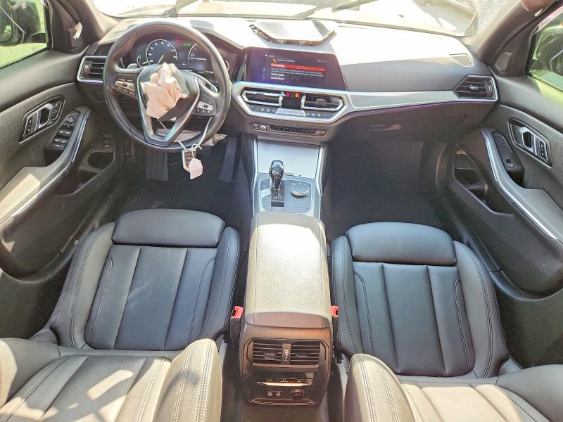 2020 BMW 3er VIN 3MW5R1J00L8B30528 COPART salvage auction — FRONT END, Tx - Salvage Vehicle Title, sold $7,700 on 2026-08-25 (photo 8)