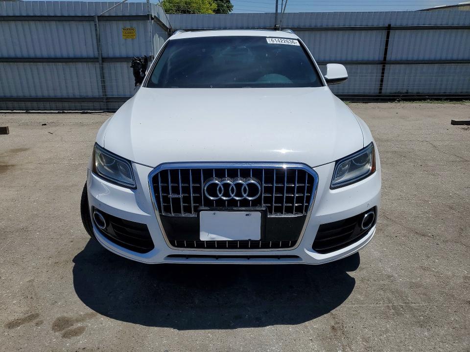 2016 Audi Q5 VIN WA1L2AFP5GA130579 COPART salvage auction — FRONT END, Ca - Salvage Certificate, sold $6,000 on 2026-08-28 (photo 5)