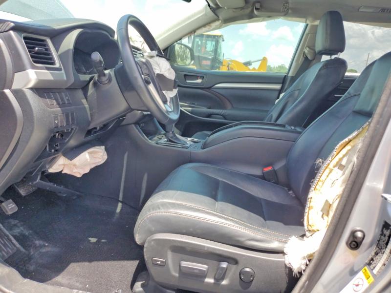 2014 Toyota Highlander VIN 5TDJKRFH4ES036472 COPART salvage auction — FRONT END, FL - CERTIFICATE OF DESTRUCTION, sold $325 on 2026-07-24 (photo 7)