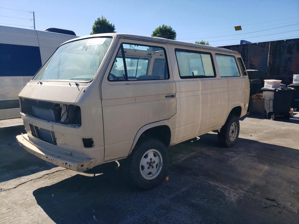 1985 Volkswagen Vanagon VIN WV2XB0255FH074995 COPART salvage auction — STRIPPED, CA - DIS/DLR/EXP ONLY CLEAN TITLE, sold $175 on 2026-07-22 (photo 1)