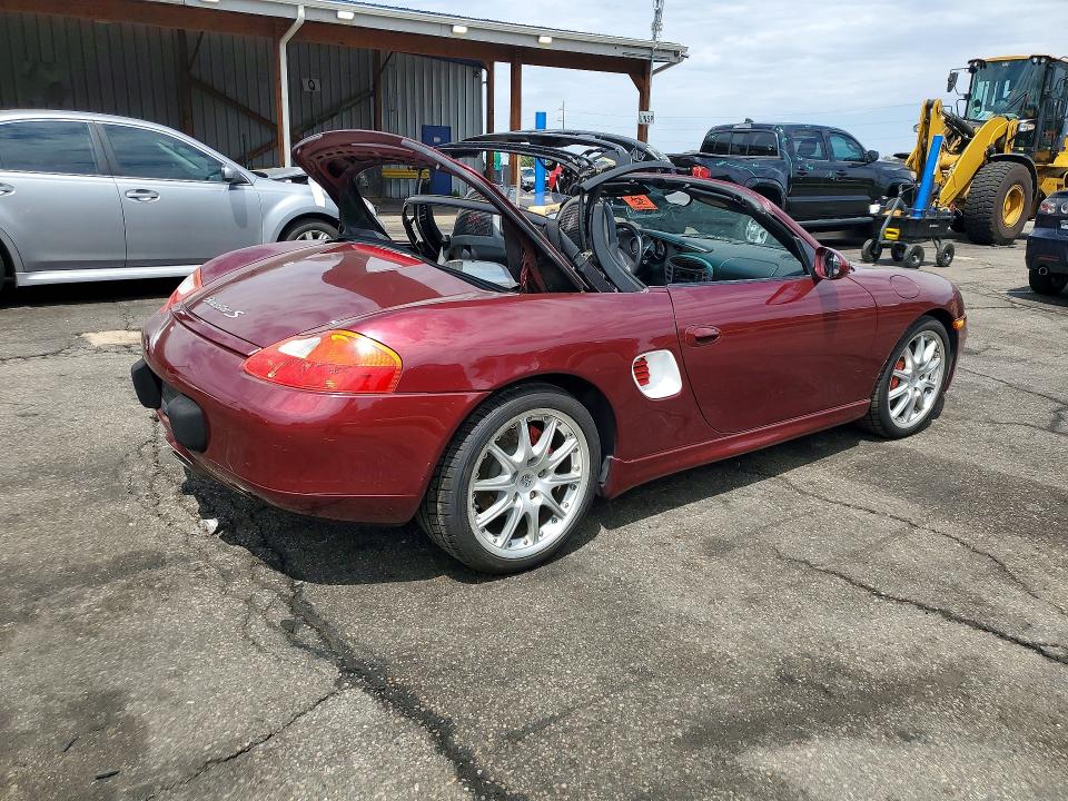 2000 Porsche Boxster VIN WP0CB2983YU661456 COPART salvage auction — BIOHAZARD/CHEMICAL, Co - Public - Salvage Title, sold $550 on 2026-08-20 (photo 3)