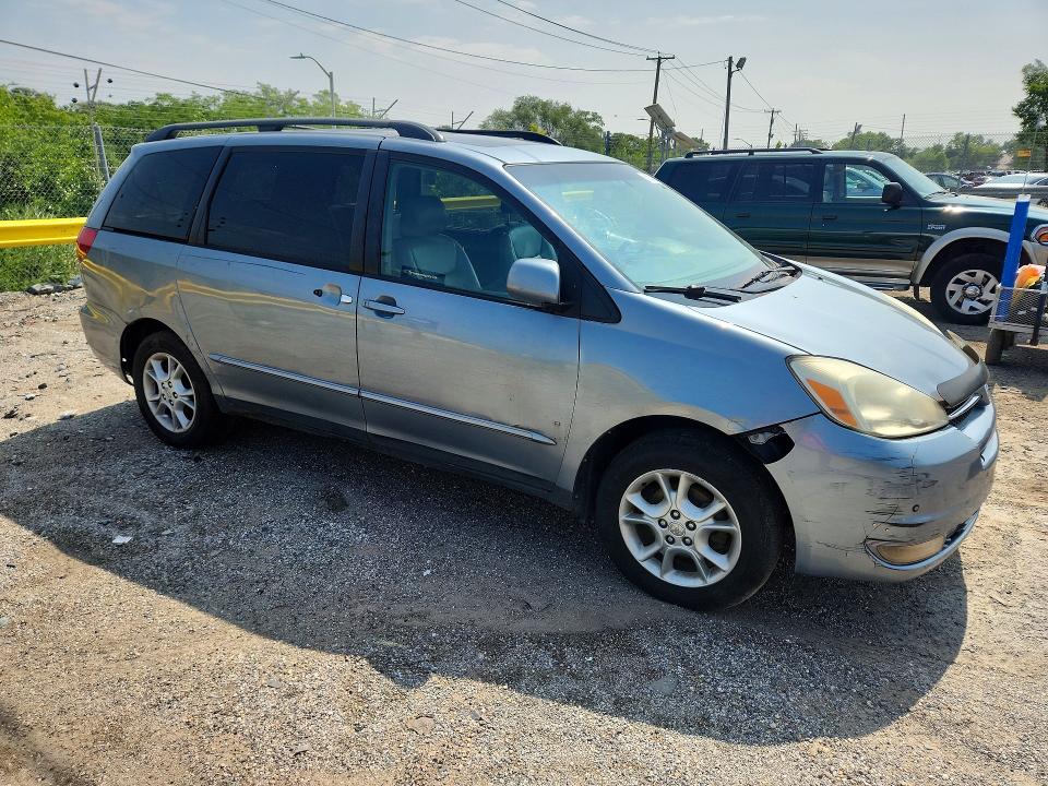2004 Toyota Sienna VIN 5TDBA22C54S012740 COPART salvage auction — FRONT END, Md - Certificate Of Title, sold $650 on 2026-07-30 (photo 4)