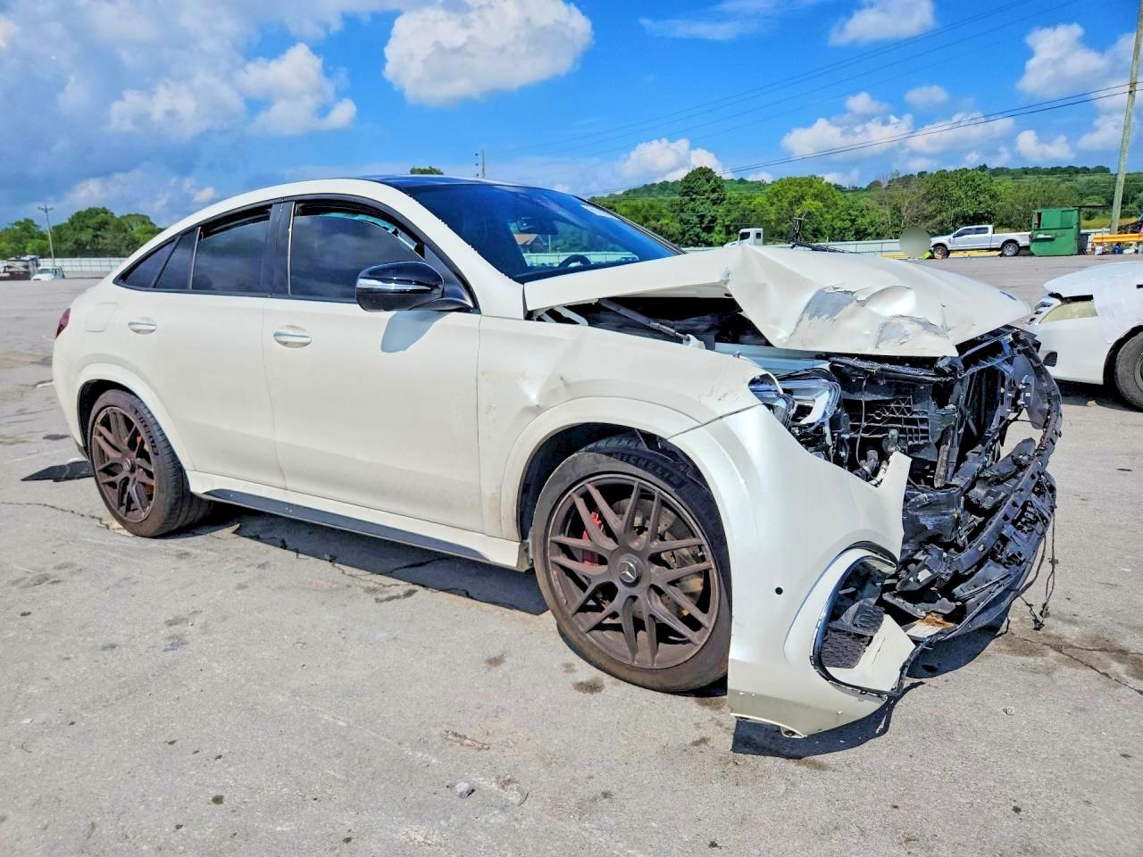 2021 Mercedes-Benz GLE-Class VIN 4JGFD8KB3MA385240 COPART salvage auction — Front End, TN - SALVAGE CERTIFICATE, sold $24,300 on 2026-08-19 (photo 4)