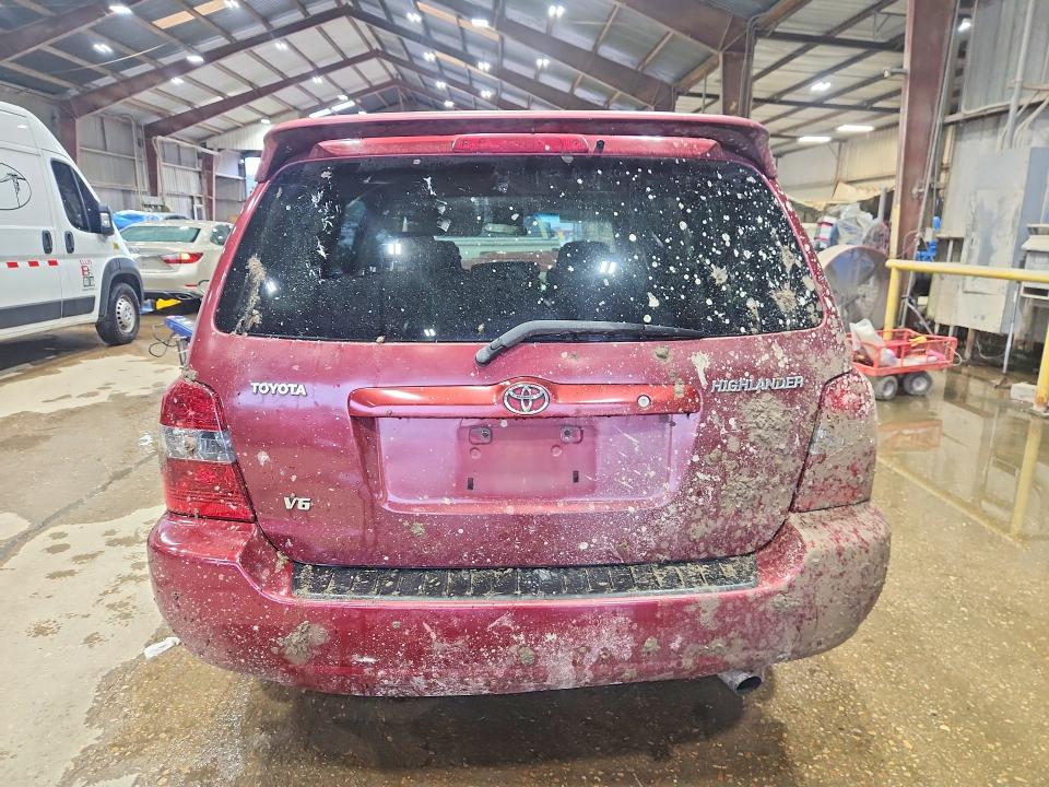 2005 Toyota Highlander VIN JTEDP21A050059200 COPART salvage auction — FRONT END, La - Cert Of Title-Salvage, sold $750 on 2026-07-14 (photo 6)