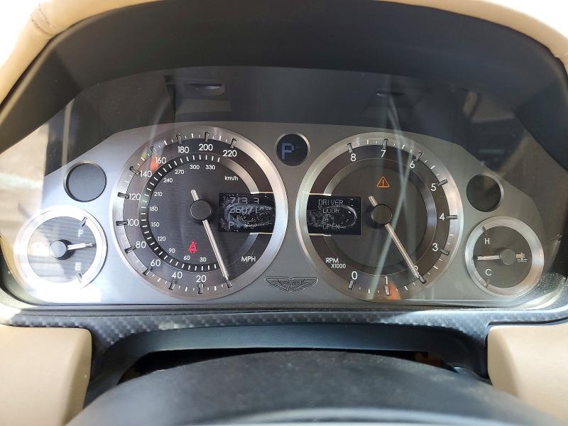 2006 Aston martin Db9 VIN SCFAD02A16GB04743 COPART salvage auction — MINOR DENT/SCRATCHES, CA - DIS/DLR/EXP ONLY CLEAN TITLE (P), sold $24,800 on 2026-07-23 (photo 9)