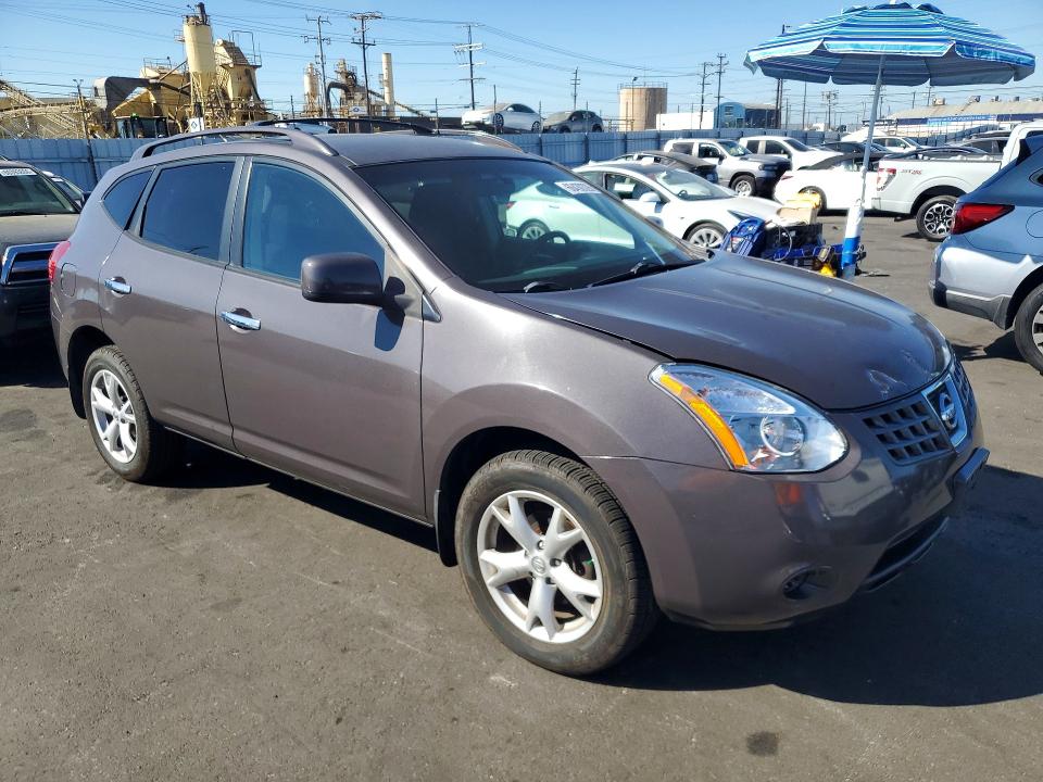 2010 Nissan Rogue VIN JN8AS5MT6AW009899 COPART salvage auction — SIDE, CA - SALVAGE CERTIFICATE, sold $225 on 2026-07-27 (photo 4)