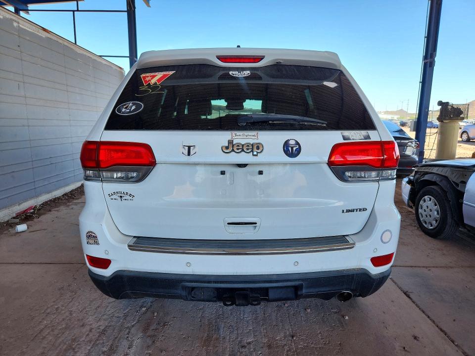 2017 Jeep Cherokee VIN 1C4RJEBG2HC920802 COPART salvage auction — MINOR DENT/SCRATCHES, Az - Certificate Of Title (P), sold $5,400 on 2026-08-13 (photo 6)