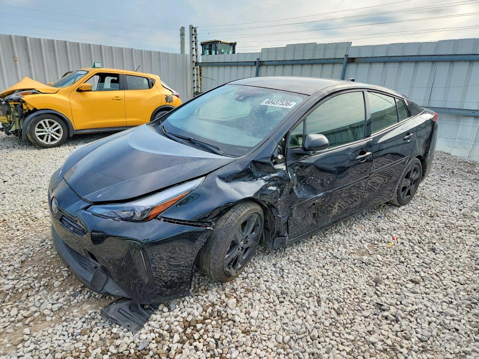 2022 Toyota Prius VIN JTDKAMFU9N3174095 COPART salvage auction — FRONT END, Oh - Cert Of Title-Salvage, sold $600 on 2026-07-24 (photo 1)